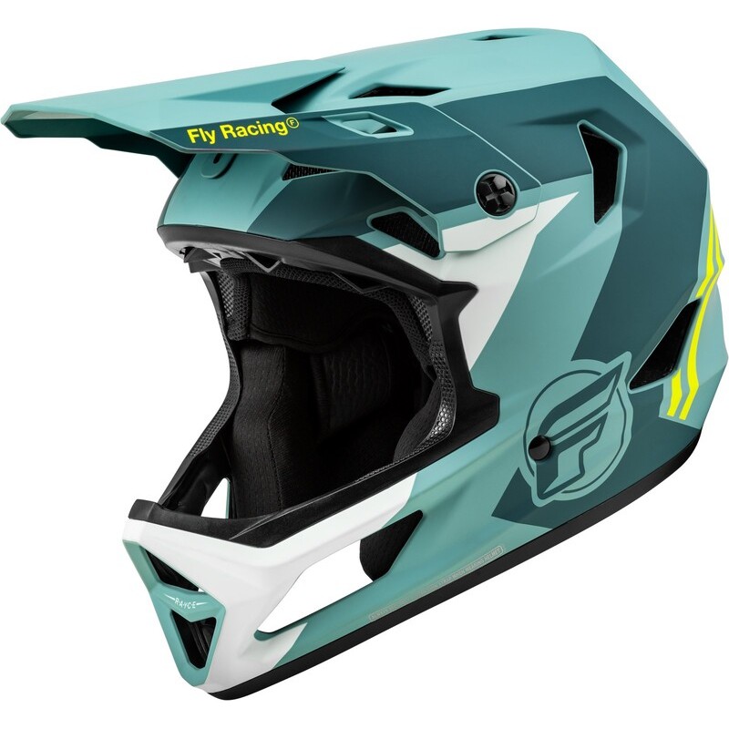 Casco MTB FLY RACING Rayce - Matte Blue Stone / Hi-Vis