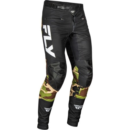 Pantalón infantil MTB FLY RACING Rayce - Negro / Camo