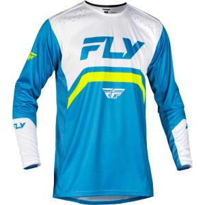 Camiseta MTB FLY RACING Rayce - Azul / Blanco / Lima
