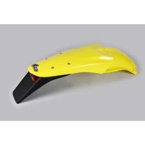Guardabarros trasero con piloto UFO Suzuki amarillo SU03984-102