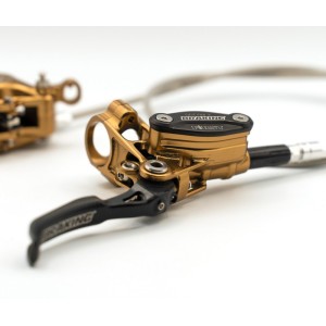 Kit completo de frenos BRAKING F.I.R.S.T. latiguillo de kevlar Ø5mm...