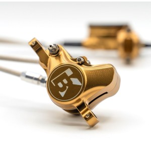 Kit completo de frenos BRAKING F.I.R.S.T. latiguillo de kevlar Ø5mm...