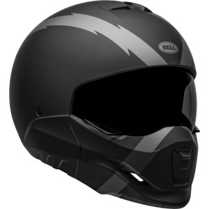 Casco Bell BROOZER ARC Negro Mate/Gris