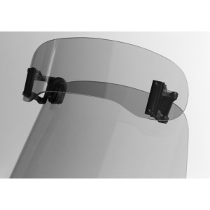Spoiler MRA transparente tipo VSA.B (33/22cm) con abrazaderas