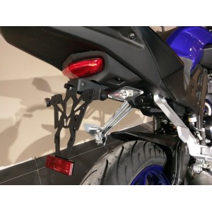 Portamatrículas Yamaha MT-125 negro V PARTS