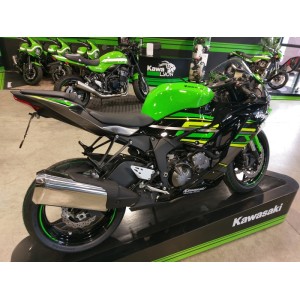 Portamatrículas Kawasaki ZX-6R negro V PARTS