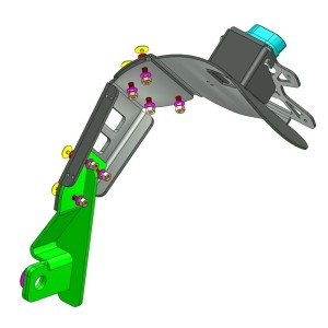 Portamatrículas Kawasaki Z900 RS negro