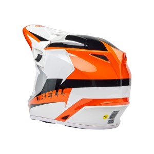Casco BELL MX-9 Mips - Rift Gloss Orange/White
