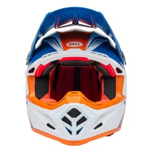 Casco BELL Moto-9S Flex - Merchant Gloss Orange/Blue