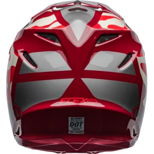 Casco BELL Moto-9S Flex - Ferrandis Méchant Gloss Red/Silver