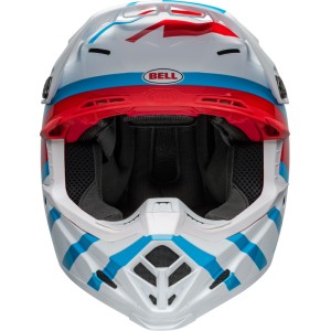 Casco BELL Moto-9S Flex - Banshee Gloss White/Red