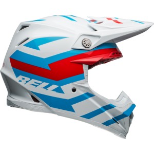 Casco BELL Moto-9S Flex - Banshee Gloss White/Red