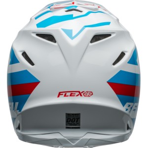 Casco BELL Moto-9S Flex - Banshee Gloss White/Red