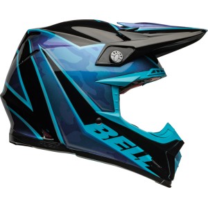 Casco BELL Moto-9S Flex - Sprite Gloss Black/Blue