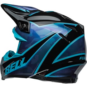 Casco BELL Moto-9S Flex - Sprite Gloss Black/Blue