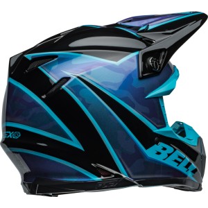 Casco BELL Moto-9S Flex - Sprite Gloss Black/Blue