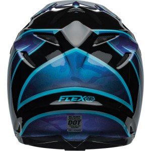 Casco BELL Moto-9S Flex - Sprite Gloss Black/Blue