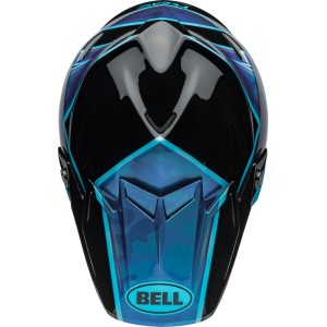 Casco BELL Moto-9S Flex - Sprite Gloss Black/Blue