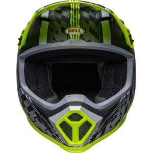 Casco BELL MX-9 Mips Offset - Mate Negro/Amarillo Hi-Viz