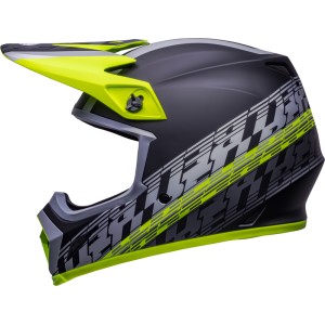Casco BELL MX-9 Mips Offset - Mate Negro/Amarillo Hi-Viz