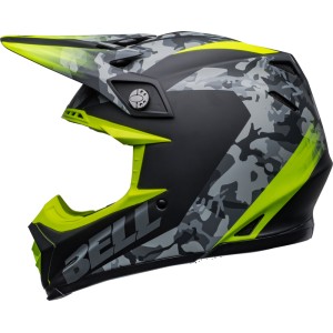 Casco BELL MOTO-9 MIPS VENOM Negro Mate/Amarillo, 60-61 / Talla XL