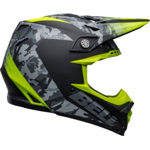 Casco BELL MOTO-9 MIPS VENOM Negro Mate/Amarillo, 60-61 / Talla XL