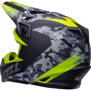 Casco BELL MOTO-9 MIPS VENOM Negro Mate/Amarillo, 60-61 / Talla XL