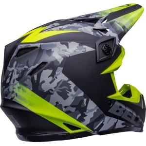 Casco BELL MOTO-9 MIPS VENOM Negro Mate/Amarillo, 60-61 / Talla XL