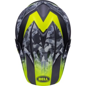 Casco BELL MOTO-9 MIPS VENOM Negro Mate/Amarillo, 60-61 / Talla XL