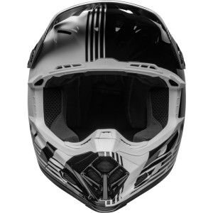 Casco BELL MOTO-9 MIPS LOUVER Negro/Blanco, 60-61 / Talla XL