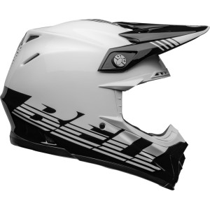 Casco BELL MOTO-9 MIPS LOUVER Negro/Blanco, 60-61 / Talla XL