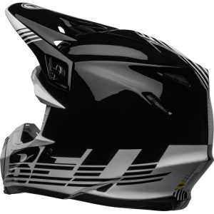 Casco BELL MOTO-9 MIPS LOUVER Negro/Blanco, 60-61 / Talla XL