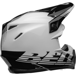 Casco BELL MOTO-9 MIPS LOUVER Negro/Blanco, 60-61 / Talla XL