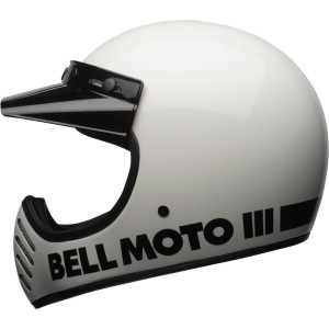 Casco BELL Moto-3 Classic - Blanco brillo