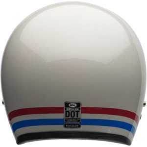 Casco BELL CUSTOM 500 STRIPES Blanco Perla