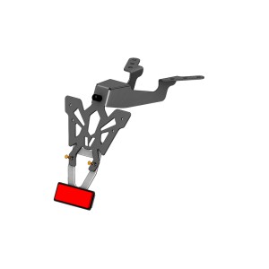 Soporte de matrícula V PARTS - Yamaha T-Max 560