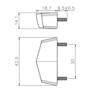 Piloto trasero universal KOSO nano LED