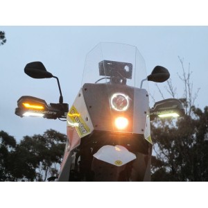 Kit luces de posición LED luz blanca, paramanos Barkbusters VPS,STORM