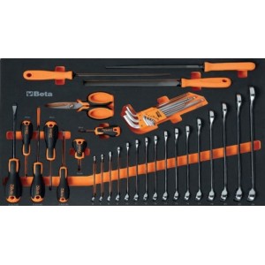 Carro de taller móvil BETA de 7 cajones con 196 herramientas
