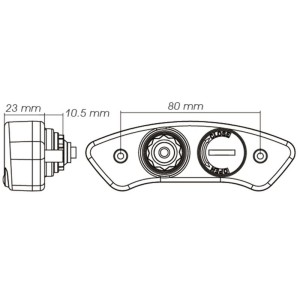 Marcador universal KOSO DB EX-02 BA048001