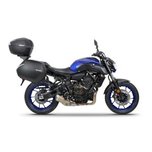 Baúl SHAD SH47 con catadióptrico blanco