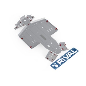 RIVAL Complete skid plate kit - Aluminium Polaris General