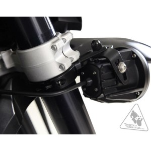 Soporte de luces Denali para horquilla invertida Ø50-60mm color negro