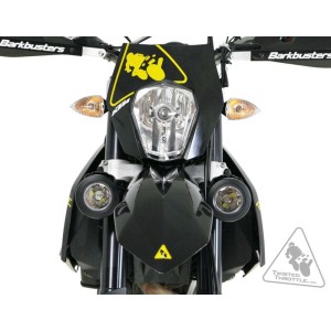 Soporte de luces Denali para horquilla invertida Ø50-60mm color negro