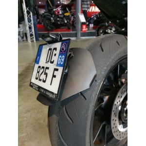 Portamatrículas a la rueda Yamaha MT-09 negro