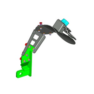 Portamatrículas a la rueda Yamaha MT-09 negro