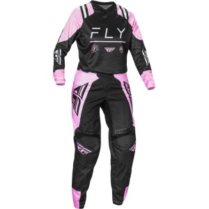 Pantalón mujer FLY RACING F-16 - Negro / Lavanda