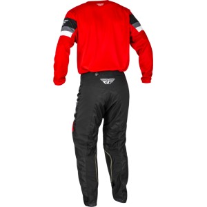 Pantalón infantil FLY RACING Kinetic Prix - Rojo / Gris / Blanco