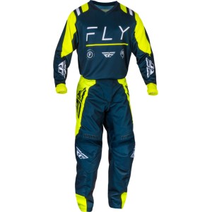 Pantalón FLY RACING F-16 - Navy / Hi-Vis / Blanco