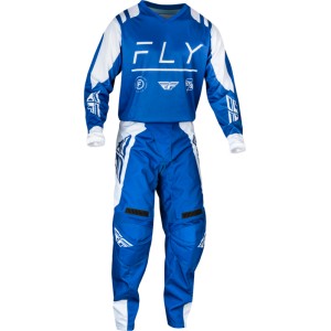 Pantalón FLY RACING F-16 - True Blue / Blanco